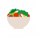 Salade de légumes grillés & marinés